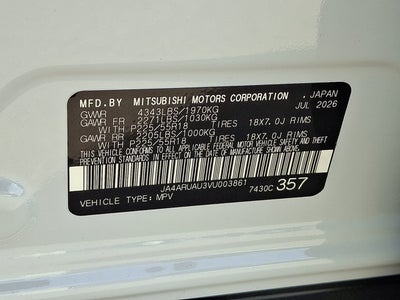 2027 Mitsubishi Outlander Sport Base