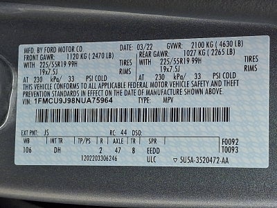 2022 Ford Escape Titanium