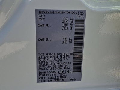 2024 Nissan Altima 2.5 SR