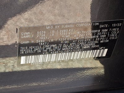 2023 Subaru Outback Onyx Edition XT