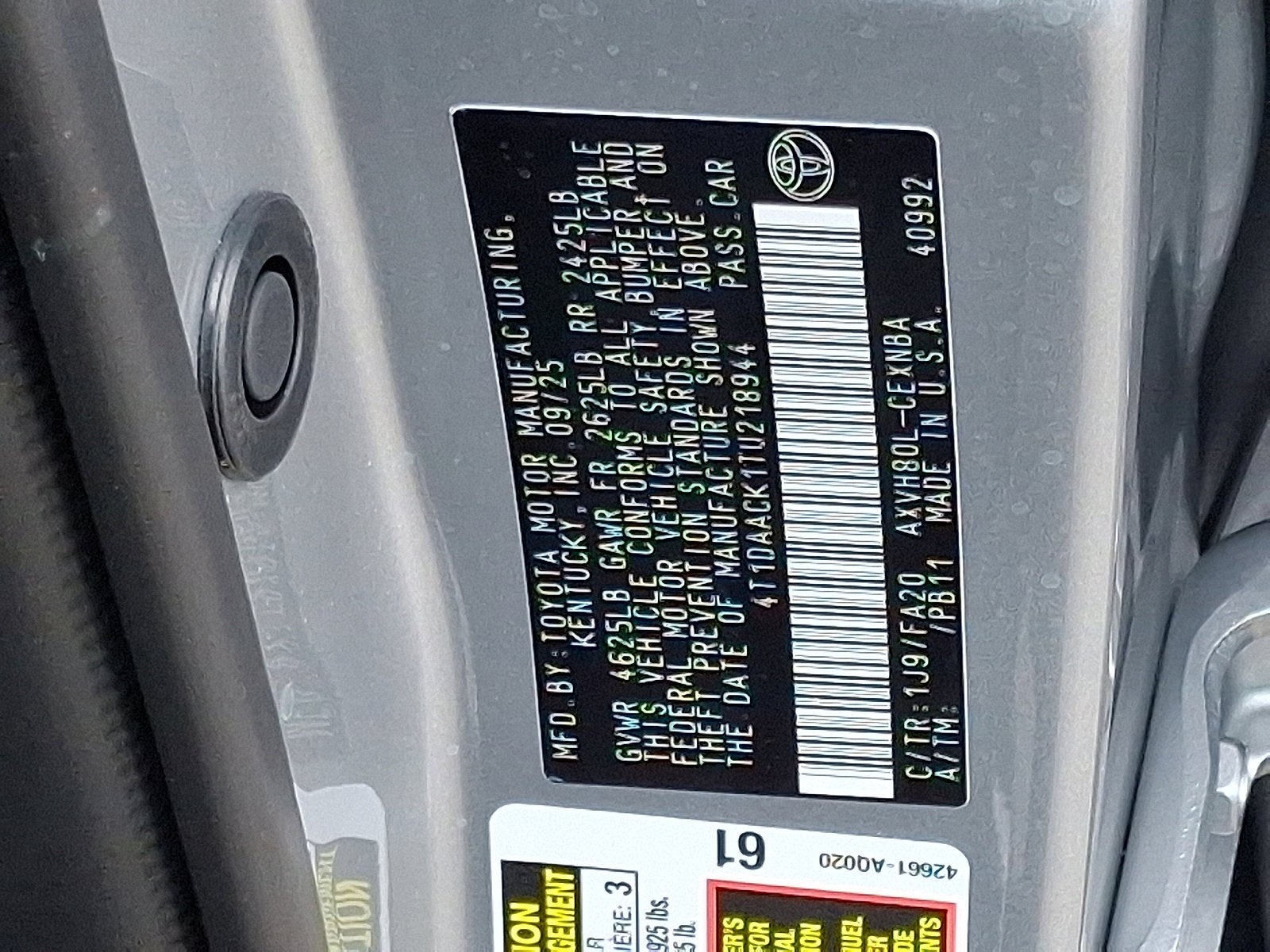 2026 Toyota CAMRY LE