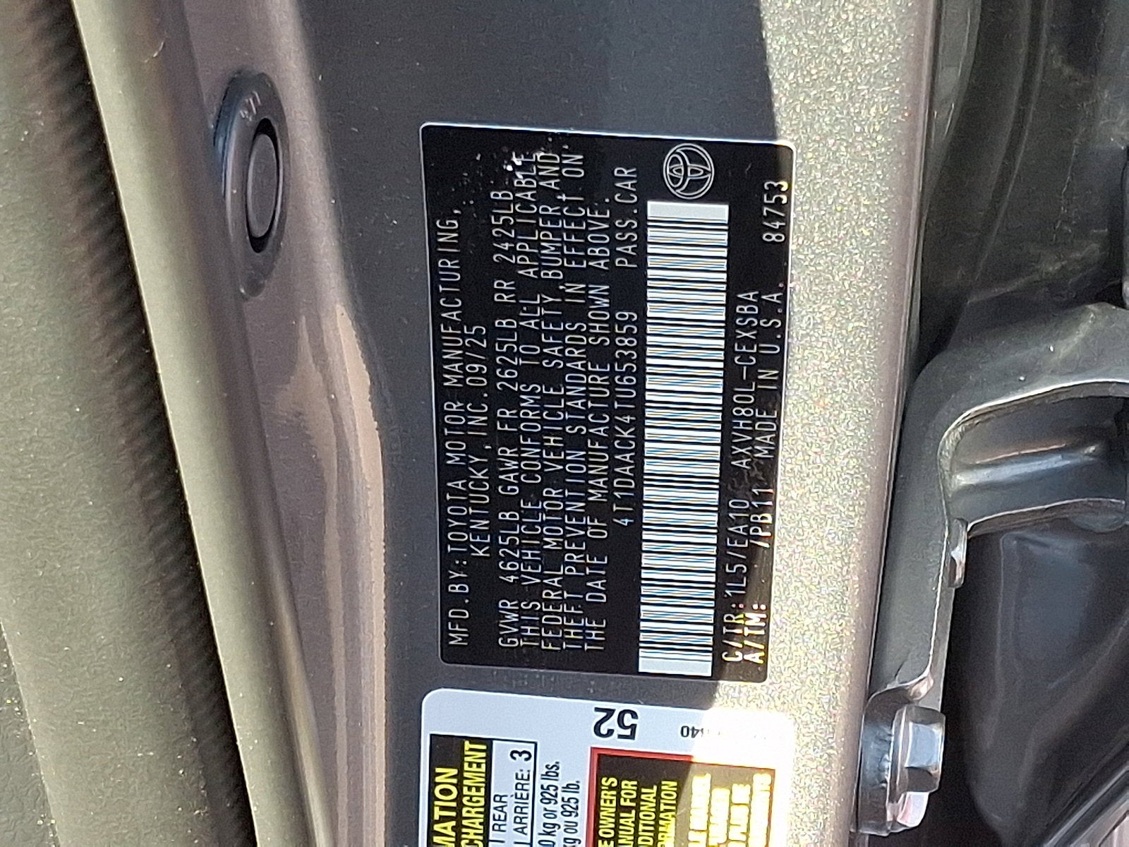 2026 Toyota Camry SE