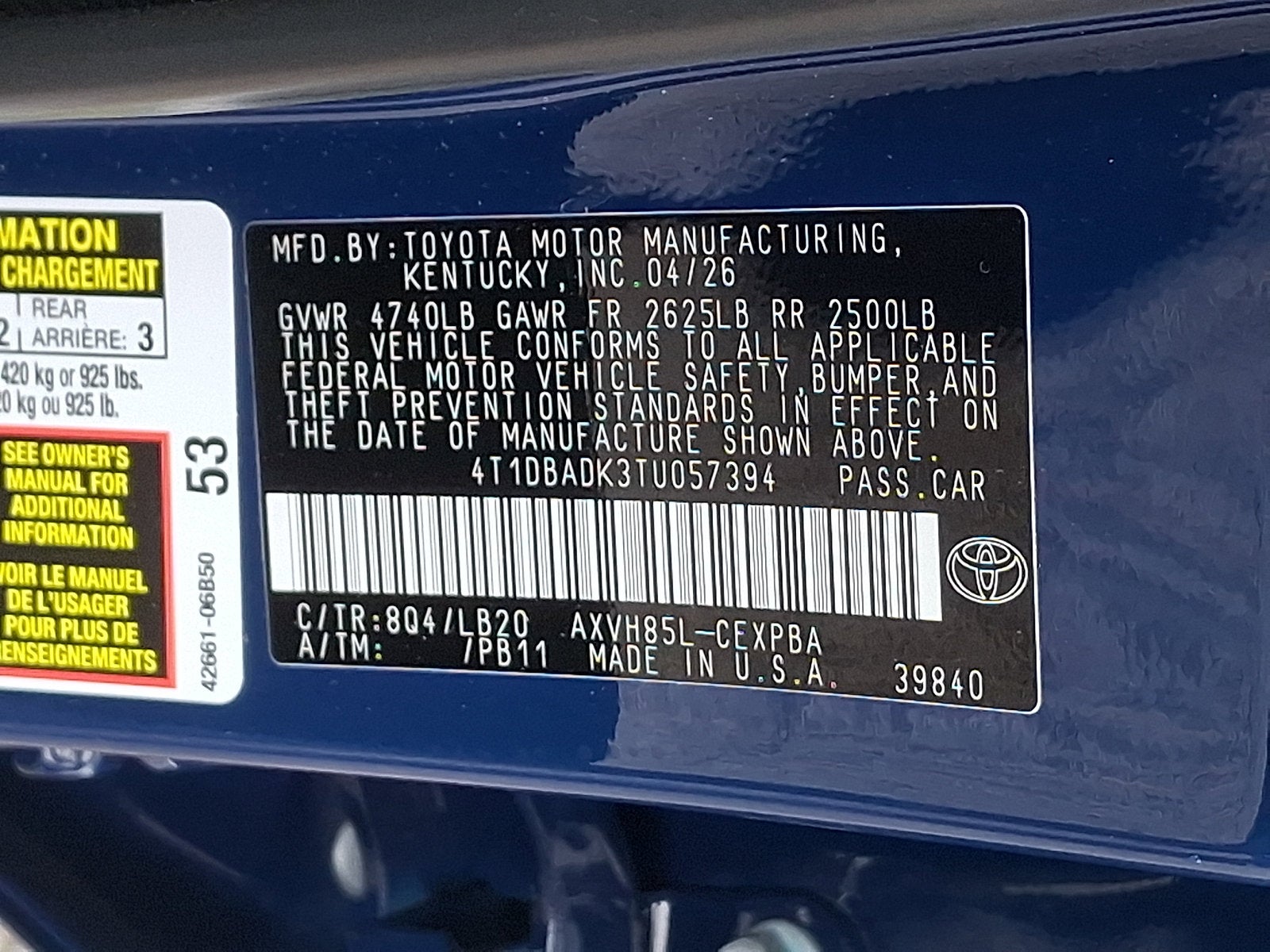 2026 Toyota Camry Base