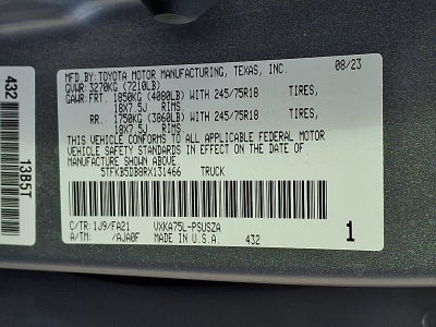 2024 Toyota Tundra 4WD SR