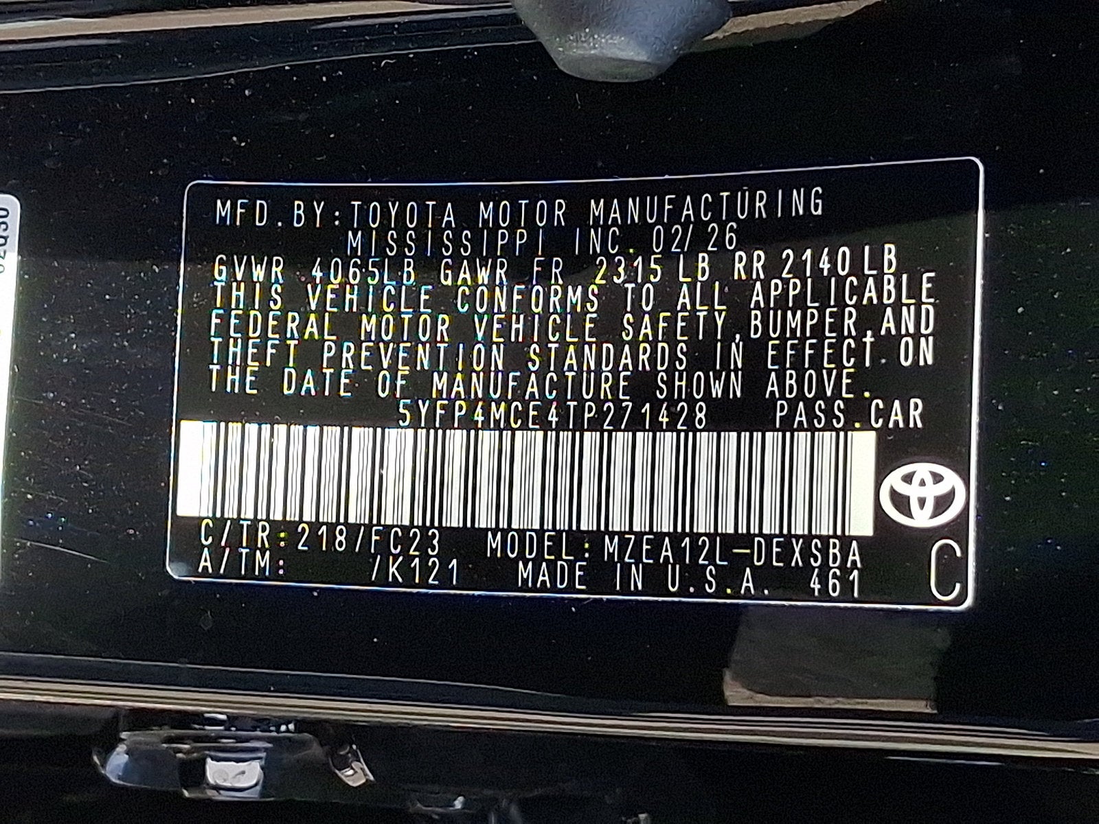 2026 Toyota Corolla SE